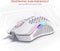 Redragon M808 Storm Lightweight RGB Gaming Mouse, 85g Ultralight Honeycomb Shell - 12,400 DPI Optical Sensor - 7 Programmable Buttons - Precise Registration - Super-Lite Cable - White