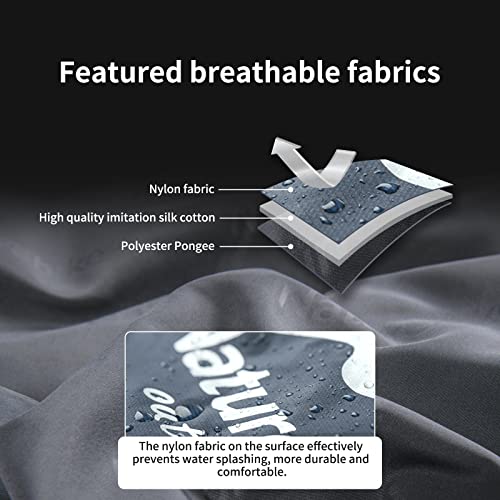 Naturehike Sleeping Bag – Envelope Lightweight Portable, Waterproof, Comfortable with Compression Sack - Great for 3 Season Traveling, Camping, Hiking, Outdoor Activities (XL-Shadow Blue)