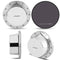 Mechanical Kitchen Timer 60 Minute Timing with Magnet Backing Loud Alarm Stainless Steel Body Mechanical Timer Home Cooking Baking Timer Silver(Silver)