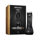MANSCAPED™ The Lawn Mower™ 4.0, Electric Groin Hair Trimmer, Replaceable SkinSafe™ Ceramic Blade Heads, Waterproof Wet/Dry Clippers, Rechargeable, Wireless Charging, Male Hygiene Grooming Razor