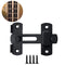 Stainless Steel Matte Black Door Lock Slide Gate Latch Tiny Door Bolt