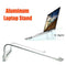 Portable Aluminium Laptop Stand Tray Holder Riser for iPad MacBook Notebook