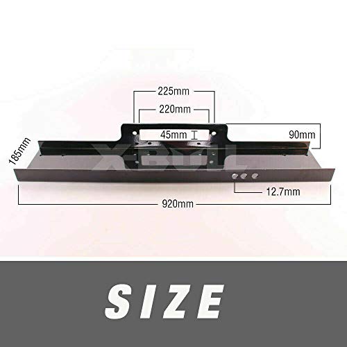 X-BULL Winch Mounting Plate Steel Universal Plate Cradle 8000lb-14500lb Trucks
