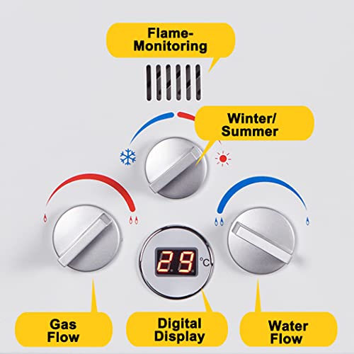 GASLAND Portable Gas Hot Water Heater Camping Instant Shower Outdoor RV 4WD