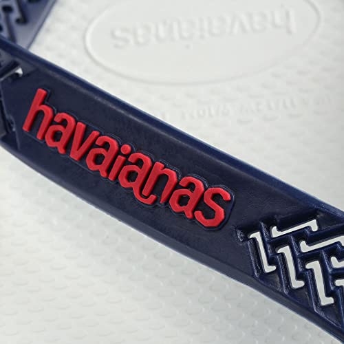 Havaianas Men's Power Light Solid Flip-Flop, White, 4.5/5 UK