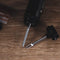Tubeless MTB Road Bike Tire Repair Kit - Bicycle Mountain Tire Plug Kit - Flat Tire Tackle Repair Patch Kits - Aluminium Full CNC Finish with 5 Brown 1.5mm & 5 Black 3.5mm Strips Replaceable Needles