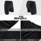 ZENWILL Mens Gym Running Shorts, Workout Athletic Bodybuilding Fitness Shorts with Zip Pockets (Large,Black)