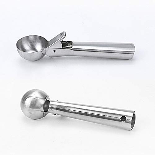 Tongke Ice Cream Scoops, Stainless Steel Spoon 7-Inch