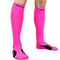 Meister Graduated 20-25mmHg Compression Running Socks for Shin Splints (Pair) - Pink - Small