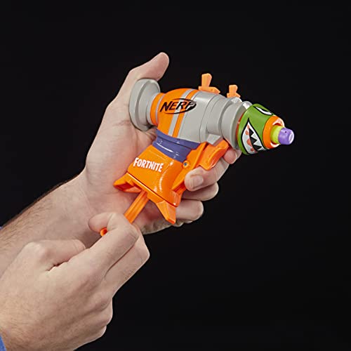 NERF - Microshots - Fortnite RL Toy Blaster - 2 Elite Darts- (RL) Rocket Launcher - Outdoor Games and Toys For Kids - Boys and Girls - E6749 - Ages 8+