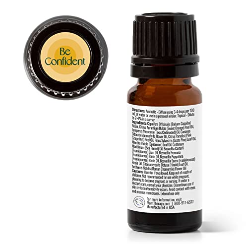 Plant Therapy Be Confident Essential Oil Blend 10 mL (1/3 oz) 100% Pure, Undiluted, Natural Aromatherapy