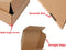 Corrugated Cardboard Shipping Boxes, 100x100x20mm (4"x4"x0.8") Small Parcel Boxes, Packaging Mailing Boxes for Business, Posting, Large Letter Packet Shipping, Storing or Gift(Pack of 10)