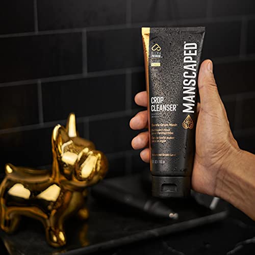 MANSCAPED™ Crop Cleanser™ Groin Wash, Men’s UltraPremium Invigorating Formula for Below-The-Waist Cleaning, Refreshing Shower Gel For Men Infused with Vitamin E and Aloe, Vegan body wash (6 oz)