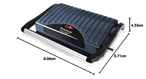 Taurus Grill & Toast Mini Toaster Plate, 700 W, Non-Stick Plate, 23 x 14.5 x 11 cm, Black