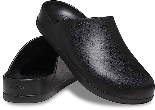 Crocs Unisex-Adult Dylan Mules Clogs-Shoes, Black, 10 Women/8 Men