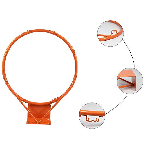 Kids Basketball Hoop, Dream Travel Basketball Rim Goal Wall Mounted Basketball Hoop Indoor Outdoor Hanging Basketball Hoop, 32centimeter/12.6inch(1-Rim, 1-Net, 4-screws)