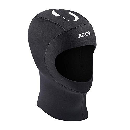 ZCCO1 Scuba Diving Hood 3mm Neoprene Wetsuit Hood Durable Stretchable Diving Cap Wetsuit, Dive Hood Surfing Thermal Hood for Surfing Snorkeling Kayaking Sailing Canoeing Water Sports(3mm, L)