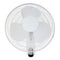 Heller 40cm Wall Mounted 3 Speed Air Cooling Fan w/Remote Control/Timer White