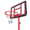 Genki 1.05-1.65m Kids Portable Basketball Hoop Stand System Backboard Net Ring Ball Set