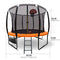 10ft Round Trampoline Basketball Set Safety Net Spring Pad Ladder