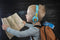 BuddyPhones Travel Kids Wired Headphones, Blue