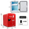 Coca-Cola Classic Portable 6 Can Thermoelectric Mini Fridge Cooler/Warmer, 4 L/4.2 qt, Red, for Home, Dorm, car, Boat, Beverages, Snacks, Skincare, Cosmetics, Medication