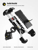 Bike Phone Holder Mount, Bicycle Mobile Holder - Lamicall Motorcycle Phone Holder Handlebar Clamp, Scooter Phone Mount for iPhone 15/14/ 13/12/ 11/ X Series, Galaxy S8 S9 S10, 4.7"- 6.8" Smartphones