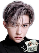 MGRANDE wig premium line 【 active top stylist produce 】 6 items set inner color line men's original wig short small face effect（jack gray DY62A）