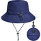 Navy Blue Waterproof Bucket Hat for Women and Men - UV Protection Beach Sun Hat Fishing Safari Boonie Hat Rain Hat Adjustable Packable