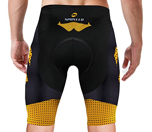  Przewalski Mens Cycling Underwear Shorts 4D Padded