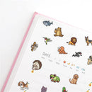 100-Pcs Cute Animal Stickers Cartoon Dog Cat Elephant Fox Frog Panda Mixed Sticker Pack Waterproof Vinyl Decals for Kids Adult Teens Laptop Car Water Bottle Phone Skateboard Guitar Computer Decor