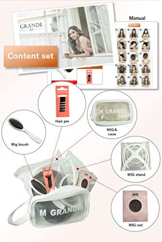 MGRANDE wig premium line 【 active top stylist produce 】 6 items set inner color line men's original wig short small face effect（jack gray DY62A）