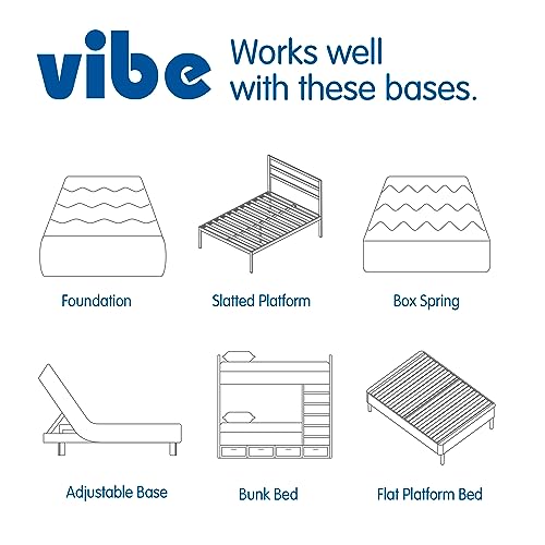 Vibe 12-Inch Gel Memory Foam Mattress Queen
