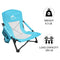 Oileus Low Beach Chair for Beach Tent & Shelter & Camping | Outdoor Ultralight Backpacking Folding Recliner Chairs with Cup Holder & Storage Bag, Carry Bag, Breeze Mesh Back, Compact Duty 1 Pcs Chair