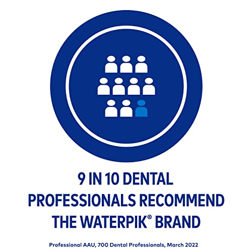 Waterpik ION Professional WF12 Rechargeable and Portable Cordless Water Flosser Teeth Cleaner - White