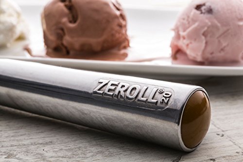 Zeroll Original Ice Cream Scoop with Unique Liquid Filled Heat Conductive  Handle Simple One Piece Aluminum Design Easy Release Made in USA, Ounce