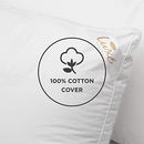 2PK Tontine Luxe Superior High & Firm Support Sleeping Pillow Cushion Rectangle