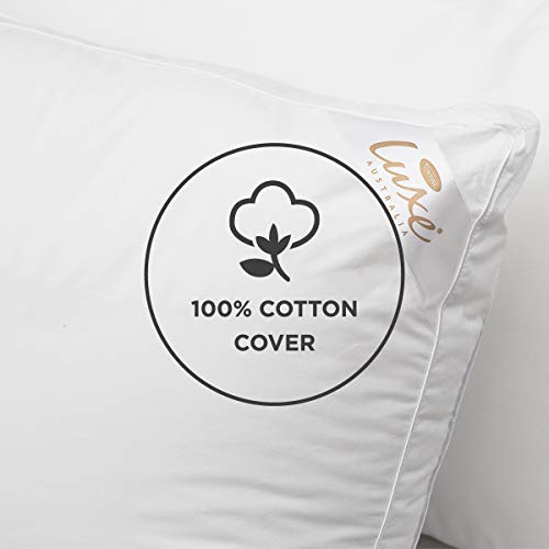 2PK Tontine Luxe Superior High & Firm Support Sleeping Pillow Cushion Rectangle