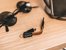 New inCharge All in One 3in1 - Ultra Portable Charging/Sync Keychain Cable Compatible with Apple iPhone/iPad/Airpods and Compatible with All Android Micro USB and USB Type c Devices (PU-LEATHER-BROWN)