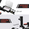 Electric Golf Trolley Foldable Push Golf Buggy Cart 3 Wheel 3 Distance Control LED Display- Black & Red