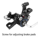 Auto-plaza Mechanical Disc Brake MTB Bike Cycling Bicycle Caliper Black (Front 160mm)