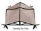 APEX GARDEN Canopy Top for Lowe's 10 ft x 10 ft Gazebo