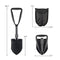 CO-Z Mini Folding Shovel High Carbon Steel, Portable Lightweight Outdoor Tactical Survival Foldable Mini Shovel, Entrenching Tool, Camping, Hiking, Digging, Backpacking, Car Emergency
