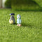 TOYANDONA 2pcs Artificial Grass Turf Fake Moss Rug Mats 30cmx30cm Mini Lawn Carpet for Dollhouse Fairy Garden Ornament