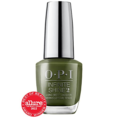 OPI Infinite Shine Olive for Green, long-lasting nail polish for up to 11 days of gel like wear, 15ml