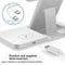 Wireless Charger 3 in 1 Wireless Charging Station Compatible with Apple Watch/iPhone/Airpod,iPhone 14,13,12,11,15(Pro, Pro Max)/XS/XR/X/8(Plus)/Galaxy S Note Z,iWatch 9/8/7/6/SE/5/4/3/2,AirPod3/Pro