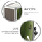 Suggestion Box Metal Letter Box Metal Drop Box Stainless Steel Mailbox Wall Mount Locking Mailbox Office Business Parcel Box for Door Wall Mailbox 28. 5x21. 5x10. 5cm Wall Mounted Lock Box