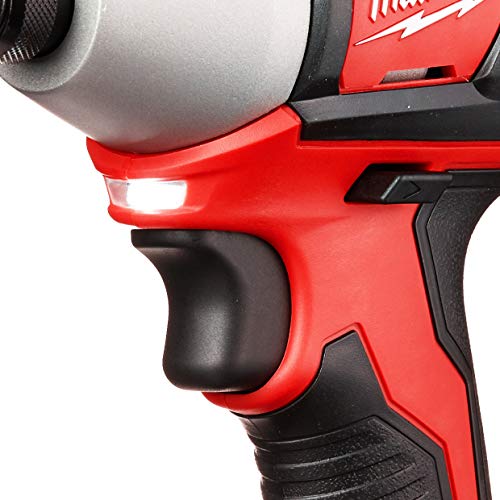 Milwaukee 2656-20 M18 18V 1/4 Inch Lithium Ion Hex Impact Driver with 1,500 Inch Pounds of Torque and LED Lighting Array (Battery Not Included, Power Tool Only)