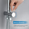 Decaura WELS Twin Hose Shower System 9" Rain Shower Head Set Sliding Rail 3-Mode Handheld Shower Head 2 in 1 Set (Round Head Chrome)