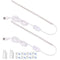 Sewing Machine Light,30 LED Lighting Strip kit Cold White 6000k with Touch dimmer and USB Power,Fits All Sewing Machines (2pack)